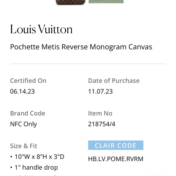 Louis Vuitton Pochette Metis Reverse Monogram Canvas - Picture 15 of 15
